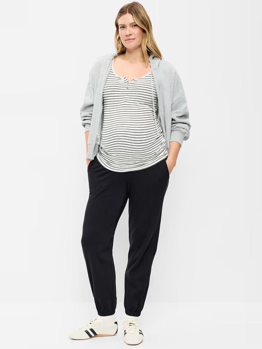 Old Navy Maternity Joggers | Fleece Lined Fold Over Waist Sweatpants